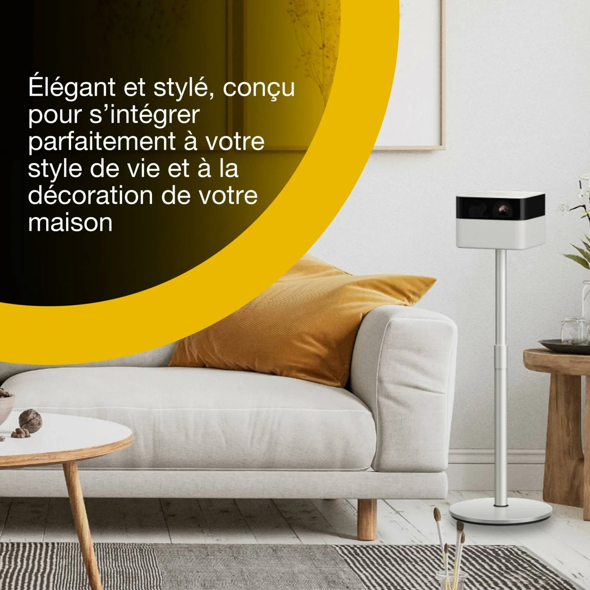 Epson Lifestudio Flex EF-71, Projecteur Smart TV HD intégrale 1080p, portable, 700 lumens, Sound by Bose, Google TV, écran de 150 pouces