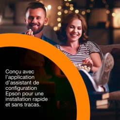 Epson Lifestudio Grand Plus EH-LS970W, Projecteur laser intelligent à ultracourte focale, Home cinéma 4K, 4 000 lumens, Sound by Bose, Google TV, écran de 150 pouces, garantie de 5 ans