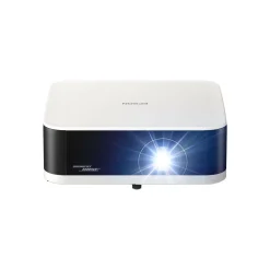 Epson Lifestudio Pop EF-61W, Projecteur Smart TV HD intégrale 1080p, portable, 700 lumens, Sound by Bose, Google TV, écran de 150 pouces