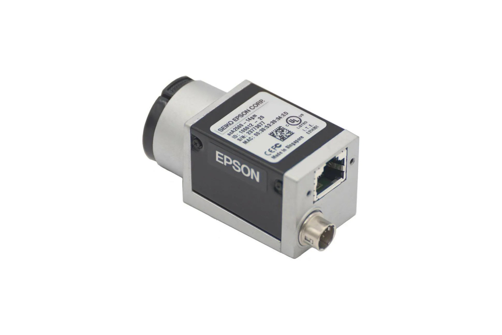 Epson 1.3M GigE mono camera