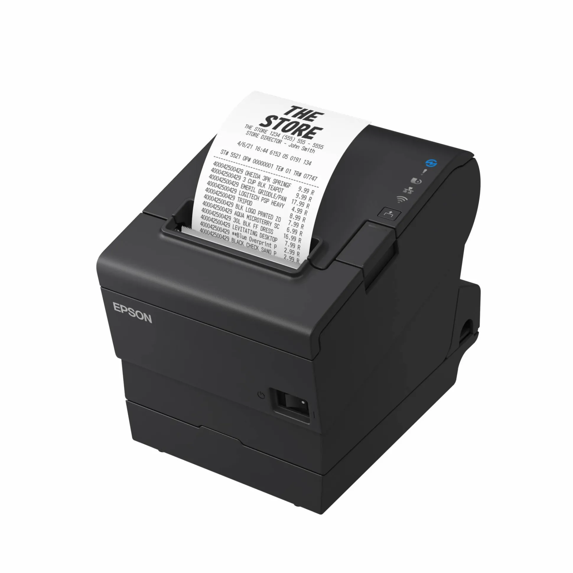 Epson TM-T88VII (112): USB, Eth, Serial, PS, Buzz, Black