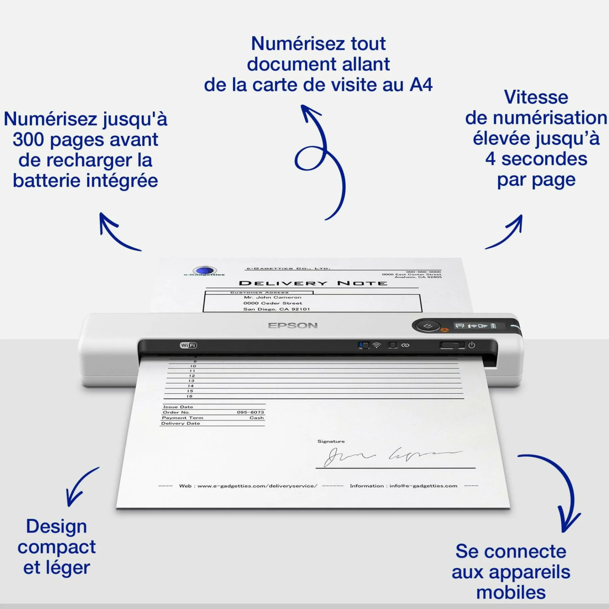 Epson WorkForce DS-80W