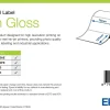 High Gloss Label, Die-Cut Roll, 76mm x 127mm, 960 Labels