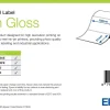 High Gloss Label, Die-Cut Roll, 102mm x 51mm, 2310 Labels