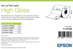 High Gloss Label, Die-Cut Roll, 102mm x 51mm, 2310 Labels