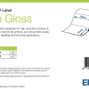High Gloss Label, Die-Cut Roll, 76mm x 51mm, 610 Labels