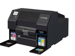 Imprimante d’étiquettes à encre à base de colorants ColorWorks D6000, étiquettes de 50 à 112 mm de large