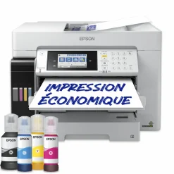 Imprimante multifonction A3 EcoTank ET-16680 avec Wi-Fi, réservoirs d’encre, scanner, copie et fax