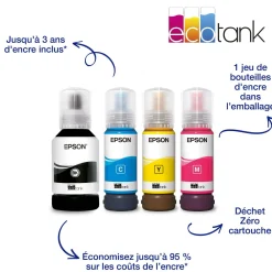 Imprimante multifonction A3+ Wi-Fi EcoTank ET-15000 équipée de réservoirs d’encre, avec jusqu’à 3 ans d’encre inclus