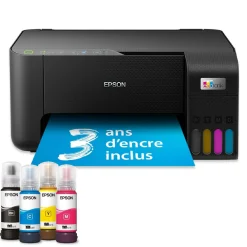 Imprimante multifonction A4 Wi-Fi EcoTank ET-2860 équipée de réservoirs d’encre, avec jusqu’à 3 ans d’encre inclus