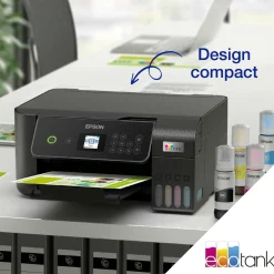 Imprimante multifonction A4 Wi-Fi EcoTank ET-2870 équipée de réservoirs d’encre, avec jusqu’à 3 ans d’encre inclus