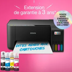 Imprimante multifonction A4 Wi-Fi EcoTank ET-2864 équipée de réservoirs d’encre, avec jusqu’à 3 ans d’encre inclus