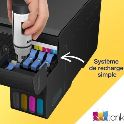 Imprimante multifonction A4 Wi-Fi EcoTank ET-2875 équipée de réservoirs d’encre, avec jusqu’à 3 ans d’encre inclus
