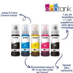 Imprimante multifonction A4 Wi-Fi EcoTank ET-4810 équipée de réservoirs d’encre, avec jusqu’à 3 ans d’encre inclus