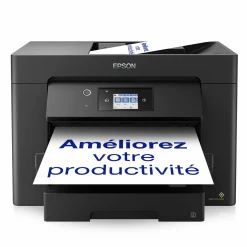 Imprimante multifonction Jet d’Encre A3 WorkForce WF-7830DTWF et 3 mois d’approvisionnement en encre offerts avec l’abonnement ReadyPrint*
