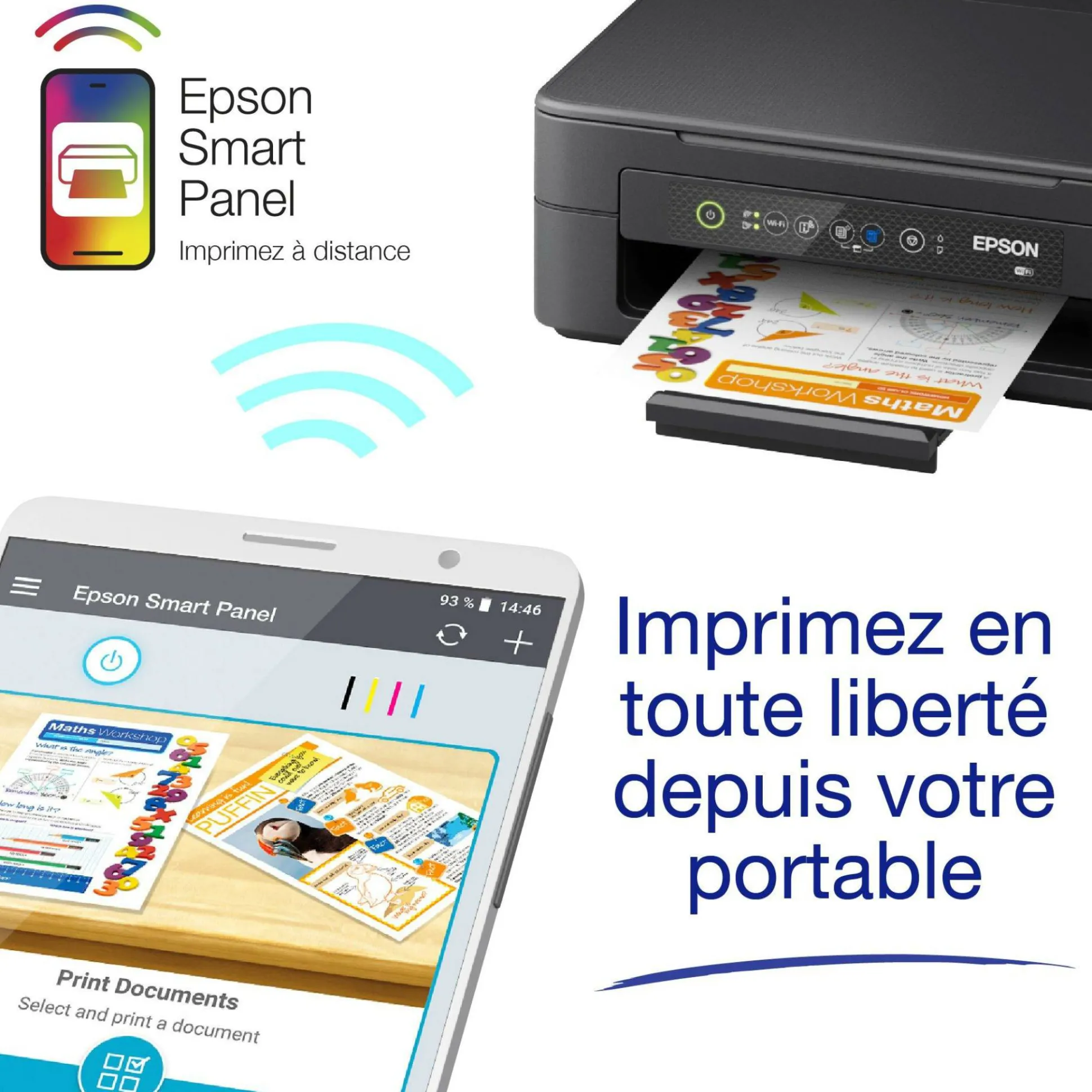 Imprimante multifonction Jet d’Encre A4 Expression XP-2200 et 6 mois d’encre offerts* avec l’abonnement ReadyPrint Flex