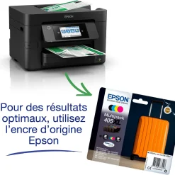 Imprimante multifonction Jet d’Encre A4 WorkForce Pro WF-4820DWF et 6 mois d’encre offerts* avec l’abonnement ReadyPrint