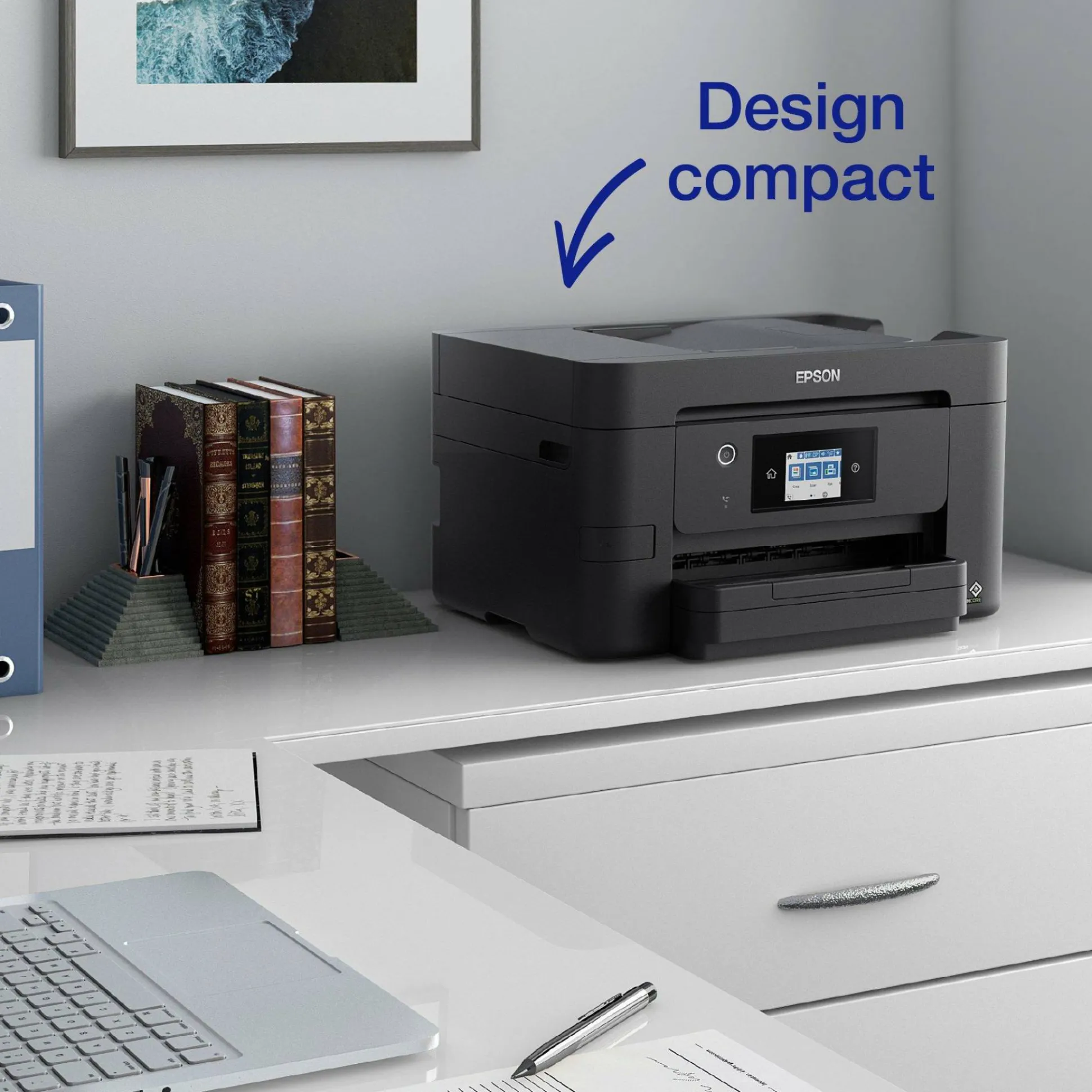 Imprimante multifonction Jet d’Encre A4 WorkForce Pro WF-3820DWF et 6 mois d’encre offerts* avec l’abonnement ReadyPrint