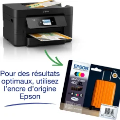 Imprimante multifonction Jet d’Encre A4 WorkForce Pro WF-3820DWF et 6 mois d’encre offerts* avec l’abonnement ReadyPrint