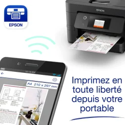 Imprimante multifonction Jet d’Encre A4 WorkForce Pro WF-3820DWF et 6 mois d’encre offerts* avec l’abonnement ReadyPrint