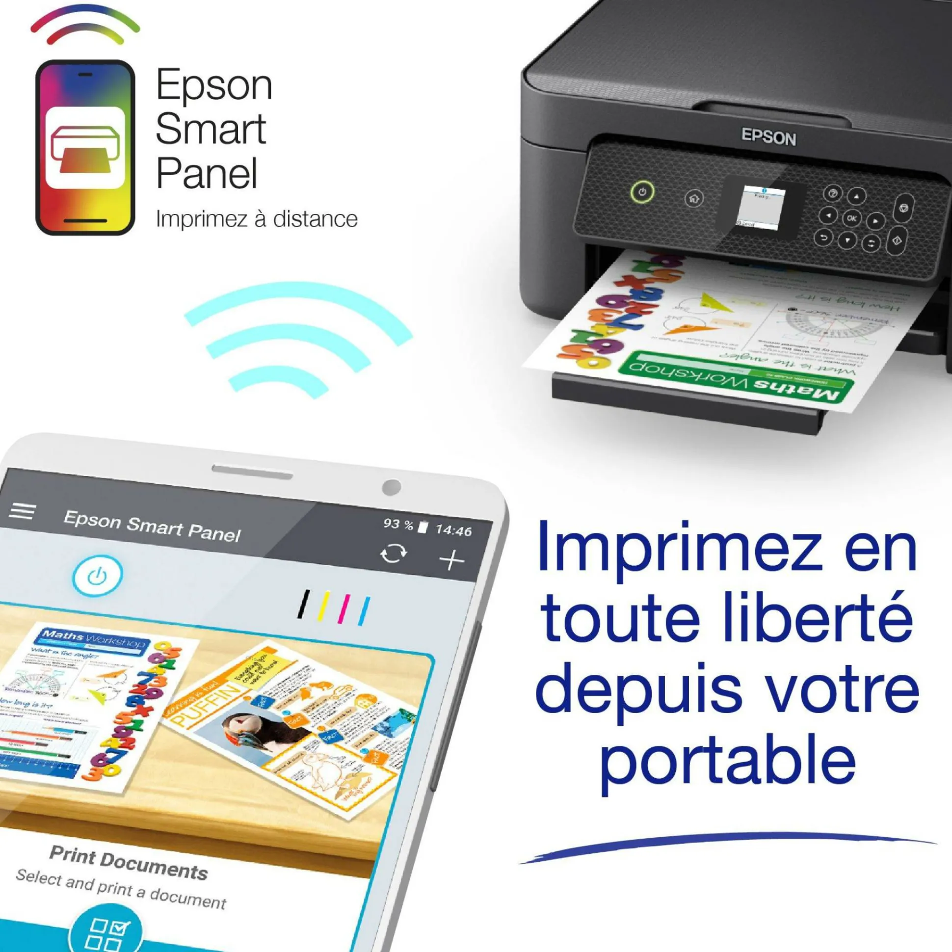 Imprimante multifonction Jet d’Encre A4 Expression XP-3200 et 6 mois d’encre offerts* avec l’abonnement ReadyPrint Flex