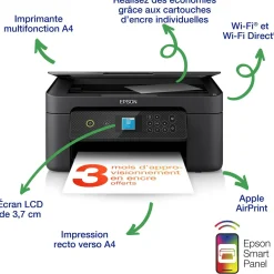 Imprimante multifonction Jet d’Encre A4 Expression XP-3200 et 6 mois d’encre offerts* avec l’abonnement ReadyPrint Flex