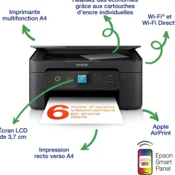 Imprimante multifonction Jet d’Encre A4 Expression XP-3200 et 6 mois d’encre offerts* avec l’abonnement ReadyPrint Flex