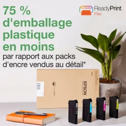 Imprimante multifonction Jet d’Encre A4 WorkForce WF-4830DTWF et 6 mois d’approvisionnement en encre offerts avec l’abonnement ReadyPrint*