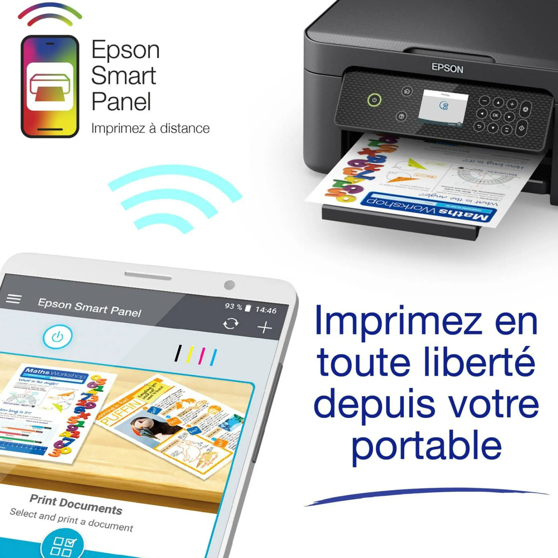 Imprimante multifonction Jet d’Encre A4 Expression XP-4200 et 6 mois d’encre offerts* avec l’abonnement ReadyPrint Flex