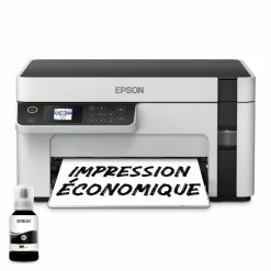 Imprimante multifonction monochrome A4 EcoTank ET-M2120 avec réservoir d’encre et Wi-Fi