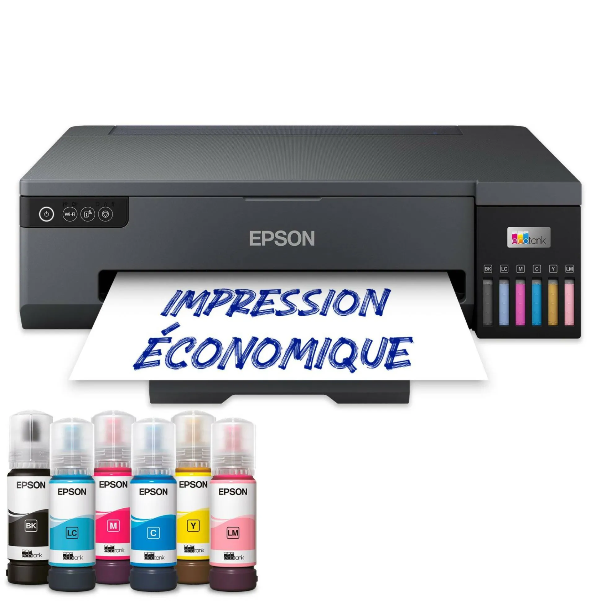 Imprimante photo A3+ EcoTank ET-18100 avec réservoirs d’encre et Wi-Fi