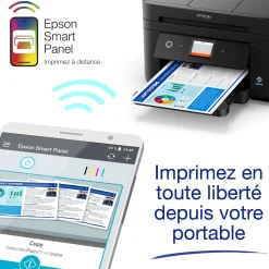 Imprimantte multifonction Jet d’Encre A4 WorkForce WF-2960DWF et 6 mois d’encre offerts* avec l’abonnement ReadyPrint