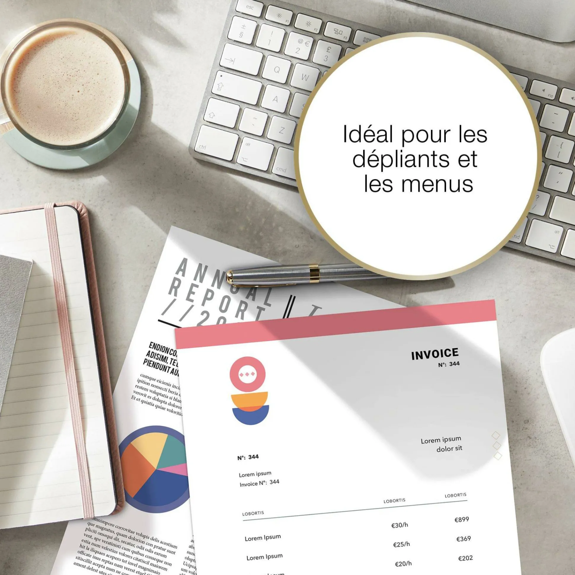 Papier photo A4 mat Epson 167 g/m2, 50 feuilles