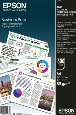 Papier professionnel A4 Jet d’Encre Epson 80 g/m2, 500 feuilles