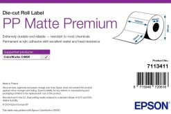PP Matte Label Premium, Die-cut Roll, 102mm x 76mm, 365 Labels