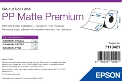 PP Matte Label Premium, Die-cut Roll, 76mm x 127mm, 960 Labels