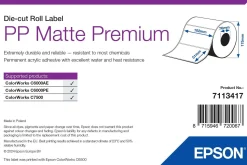 PP Matte Label Premium, Die-cut Roll, 102mm x 51mm, 2310 Labels