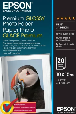 Premium Glossy Photo Paper, 100 x 150 mm, 255g/m2, 20 Sheets