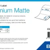 Premium Matte Label - Die-cut Roll: 102mm x 76mm, 1570 labels