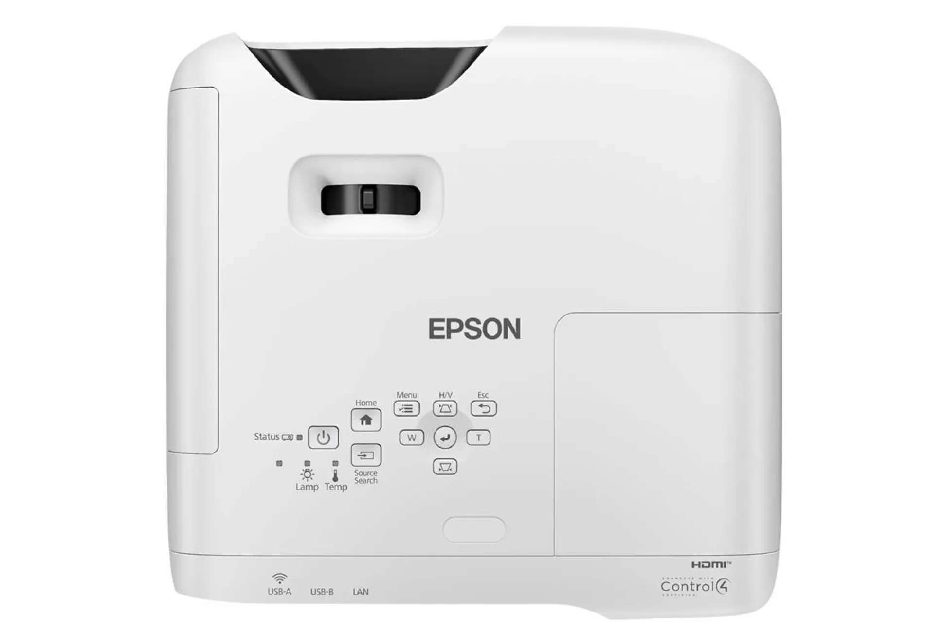 Projecteur compact à courte focale HD-ready EB-W56S : des images éclatantes à des tailles allant jusqu’à 300 pouces (7,62 m) avec un rapport de projection de 0,6:1