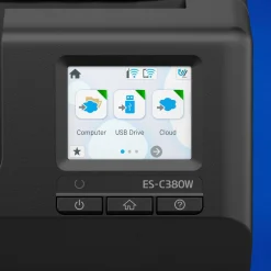 Scanner de documents A4 compact ES-C380W avec connexion Wi-Fi et chemin de numérisation en « U »