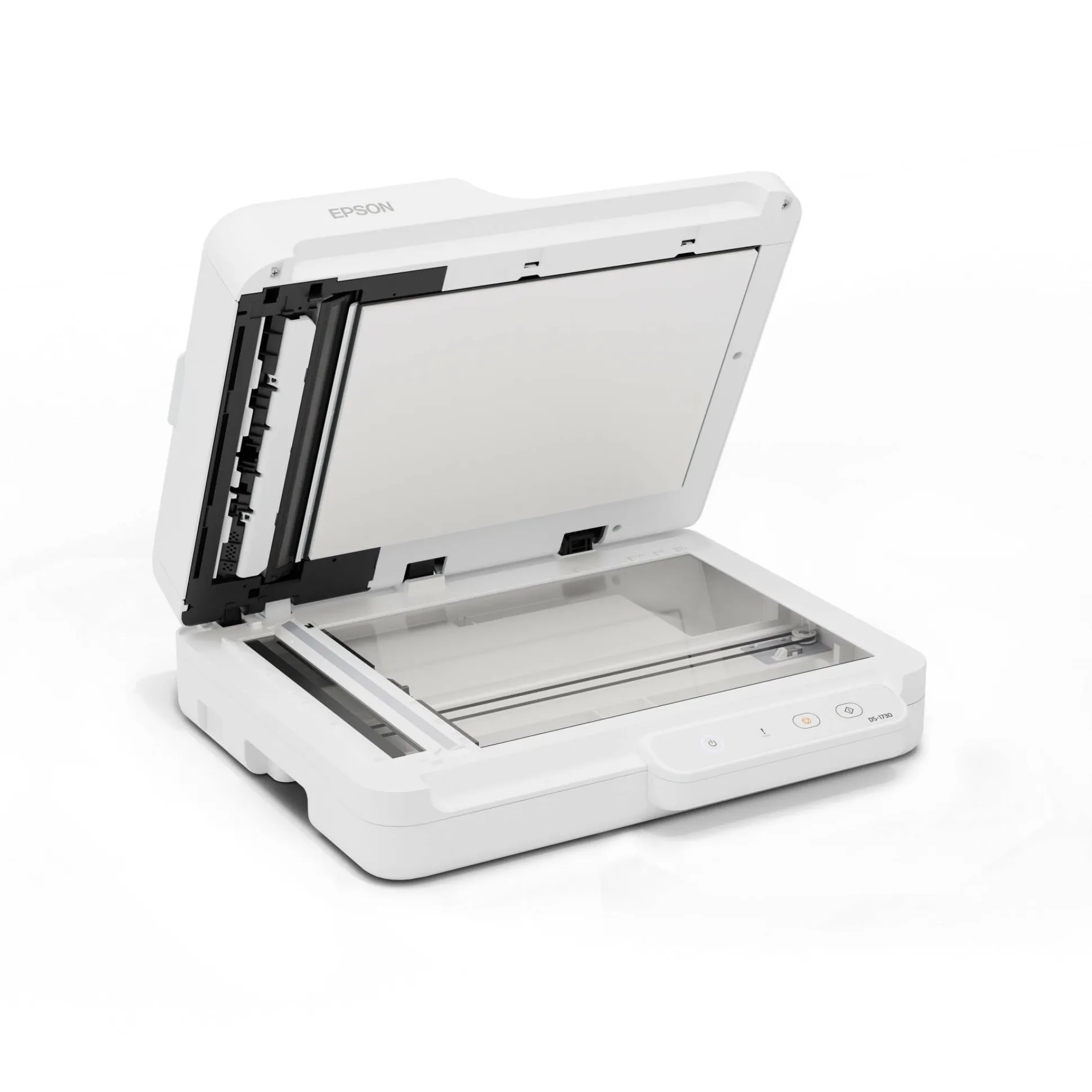 Scanner à plat compact WorkForce DS-1730 pour les petites entreprises et les bureaux à domicile.