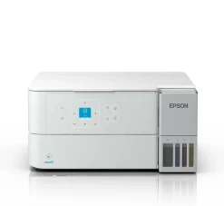 Solution d’impression A4 blanche EcoTank ET-2956 équipée d’une connexion Wi-Fi et de réservoirs d’encre, avec jusqu’à 3 ans d’encre inclus