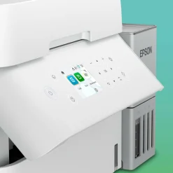 Solution d’impression A4 blanche EcoTank ET-3956 équipée d’une connexion Wi-Fi et de réservoirs d’encre, avec jusqu’à 3 ans d’encre inclus