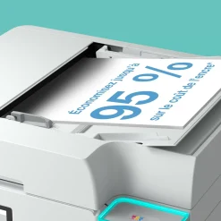 Solution d’impression A4 blanche EcoTank ET-4956 équipée d’une connexion Wi-Fi et de réservoirs d’encre, avec jusqu’à 3 ans d’encre inclus