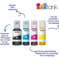 Solution d’impression A3+ EcoTank ET-16655 avec Wi-Fi, réservoirs d’encre et fax