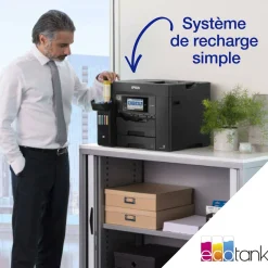 Solution d’impression A4 EcoTank ET-5805 avec Wi-Fi, réservoirs d’encre et fax
