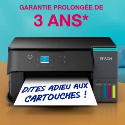 Solution d’impression A4 Wi-Fi EcoTank ET-2950 équipée de réservoirs d’encre, avec jusqu’à 3 ans d’encre inclus