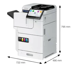 Solution d’impression couleur A4 WorkForce Enterprise AM-C550z avec module de finition interne