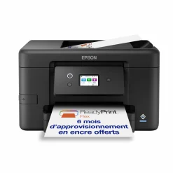 Solution d’impression Jet d’Encre A4 sans fil WorkForce Pro WF-3920 et 6 mois d’approvisionnement en encre offerts avec l’abonnement à ReadyPrint*